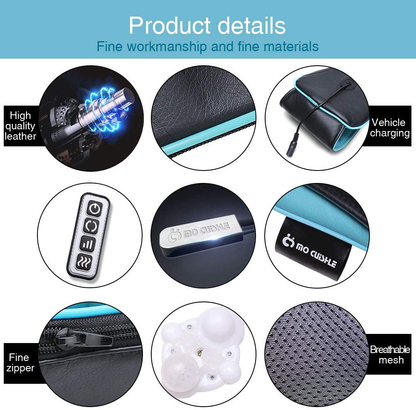Shiatsu Back Shoulder and Neck Massager with Heat, Electric Deep Tissue 4D Kneading Massage for Shoulder, Back and Neck, Best Gifts for Women Men Mom Dad Arts & Entertainment > Party & Celebration > Gift Giving MoCuishle   