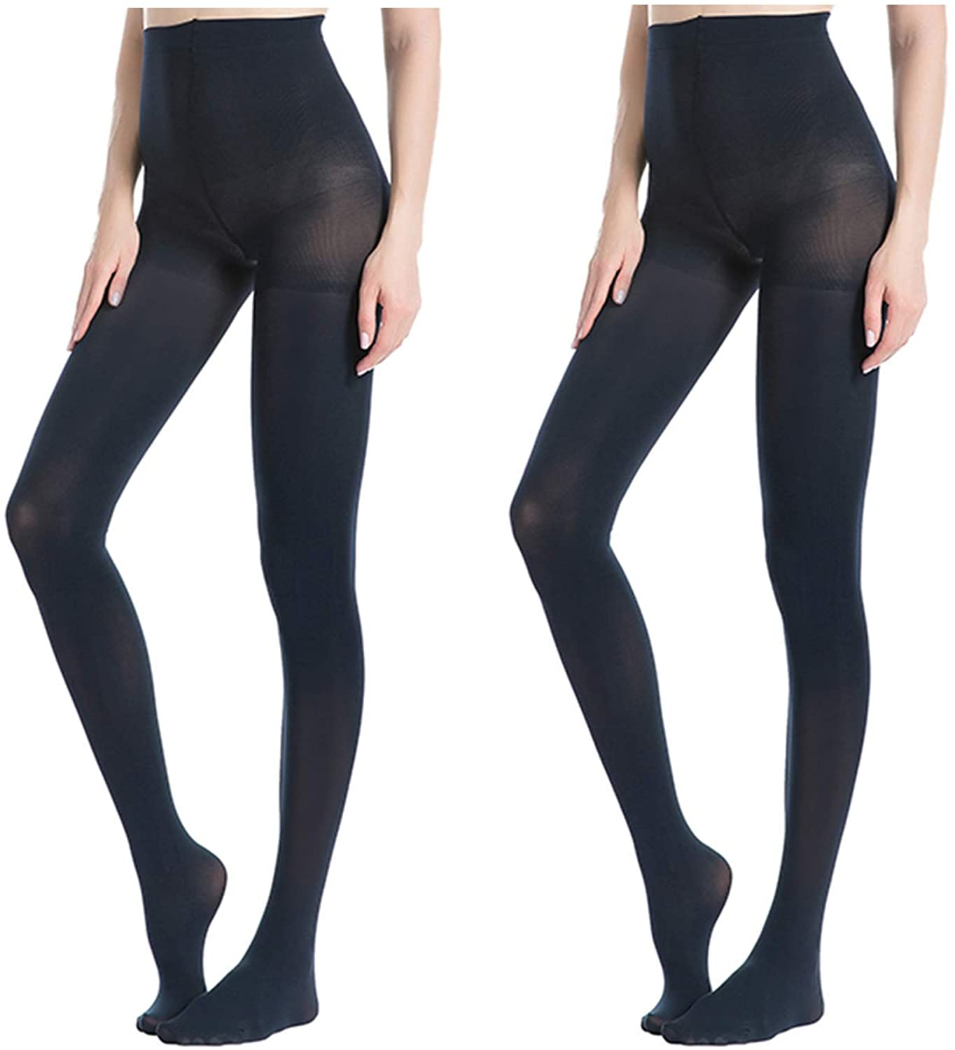 MANZI Run Resistant Control Top Panty Hose Opaque Tights Apparel & Accessories > Clothing > Underwear & Socks > Shapewear MANZI   