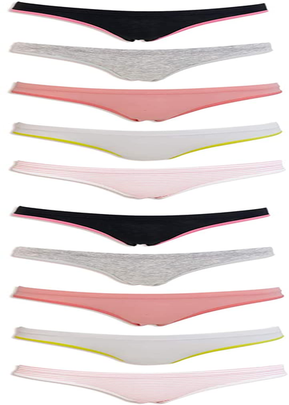Emprella Women Underwear, 10 Pack Womens Cotton Stretch Bikini Panties for Ladies Apparel & Accessories > Clothing > Underwear & Socks > Underwear Emprella   