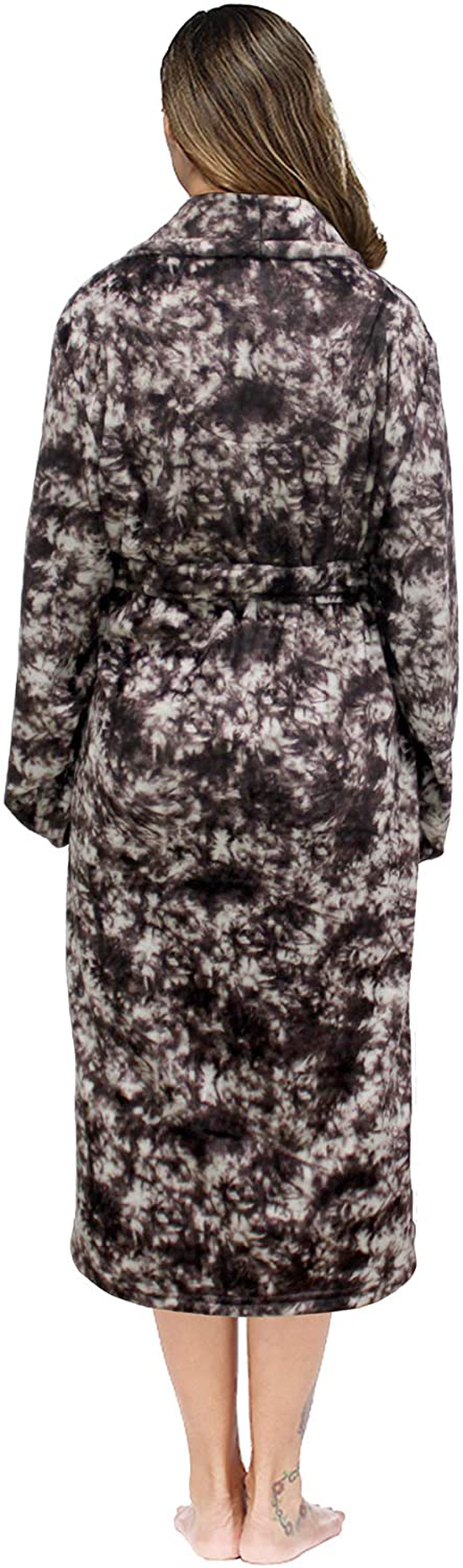RONGTAI Womens Bathrobe Ladies Fleece Plush Warm Long Robes Apparel & Accessories > Clothing > Sleepwear & Loungewear > Robes Kylie Max   