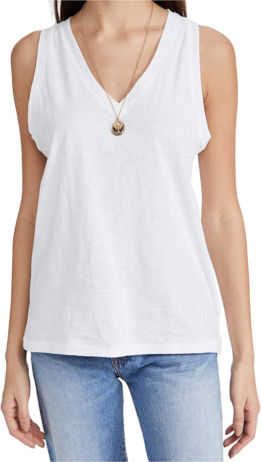 Madewell Women'S Whisper Shout Cotton V Neck Tank Apparel & Accessories > Clothing > Activewear Kylie Max   