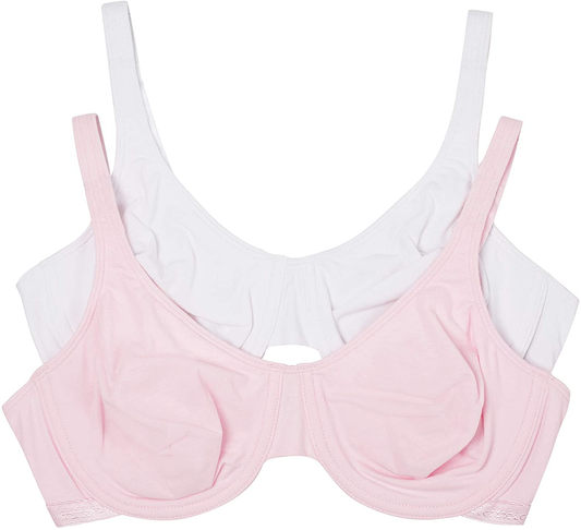 Fruit of the Loom Women'S Cotton Stretch Extreme Comfort Bra Apparel & Accessories > Clothing > Underwear & Socks > Bras Kylie Max   