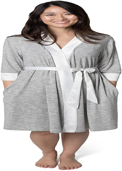 Kindred Bravely Emmaline Maternity & Nursing Robe Hospital Bag/Delivery Essential Apparel & Accessories > Clothing > Sleepwear & Loungewear > Robes Kylie Max   