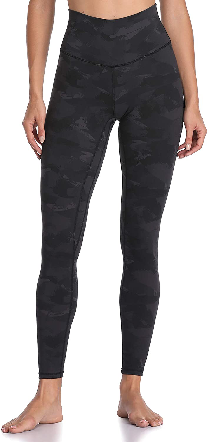Colorfulkoala Women's High Waisted Pattern Leggings Full-length Yoga Pants Apparel & Accessories > Clothing > Activewear Colorfulkoala Deep Grey Splinter Camo X-Small 