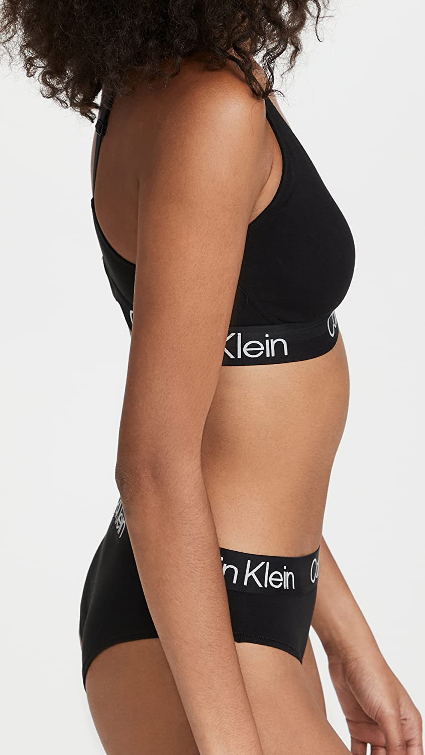 Calvin Klein Women'S Structure Cotton Lightly Lined Triangle Bra Apparel & Accessories > Clothing > Underwear & Socks > Bras Kylie Max   