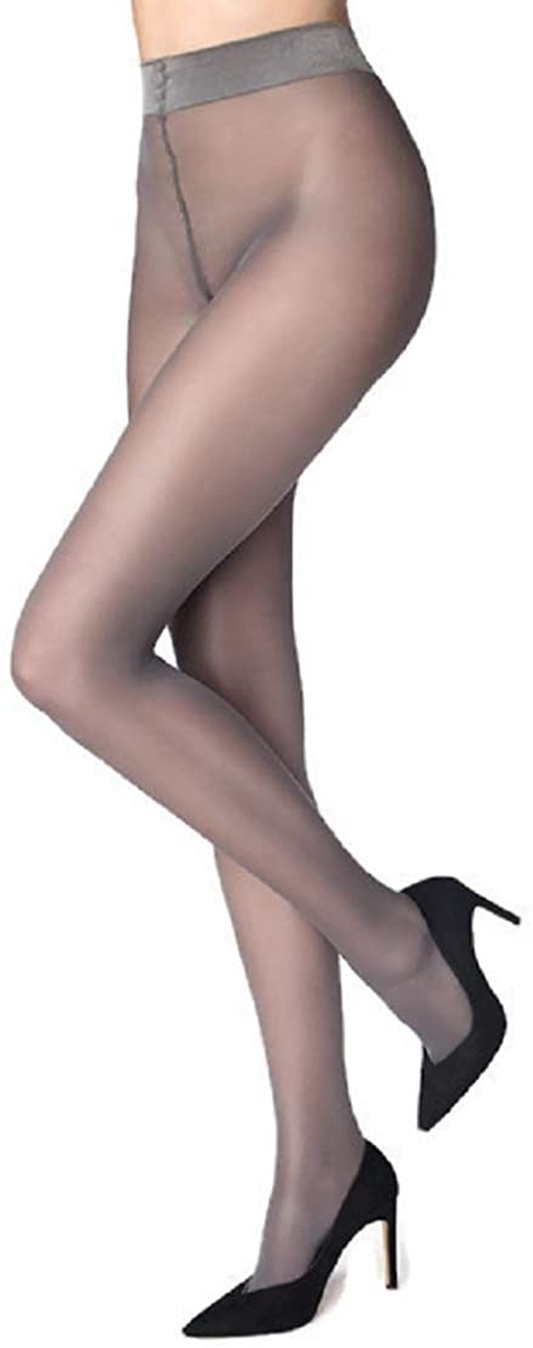 Marilyn Naked Luxe Silky Tights 40 Denier - Made in Europe Apparel & Accessories > Clothing > Underwear & Socks > Shapewear MARILYN Grey 2 
