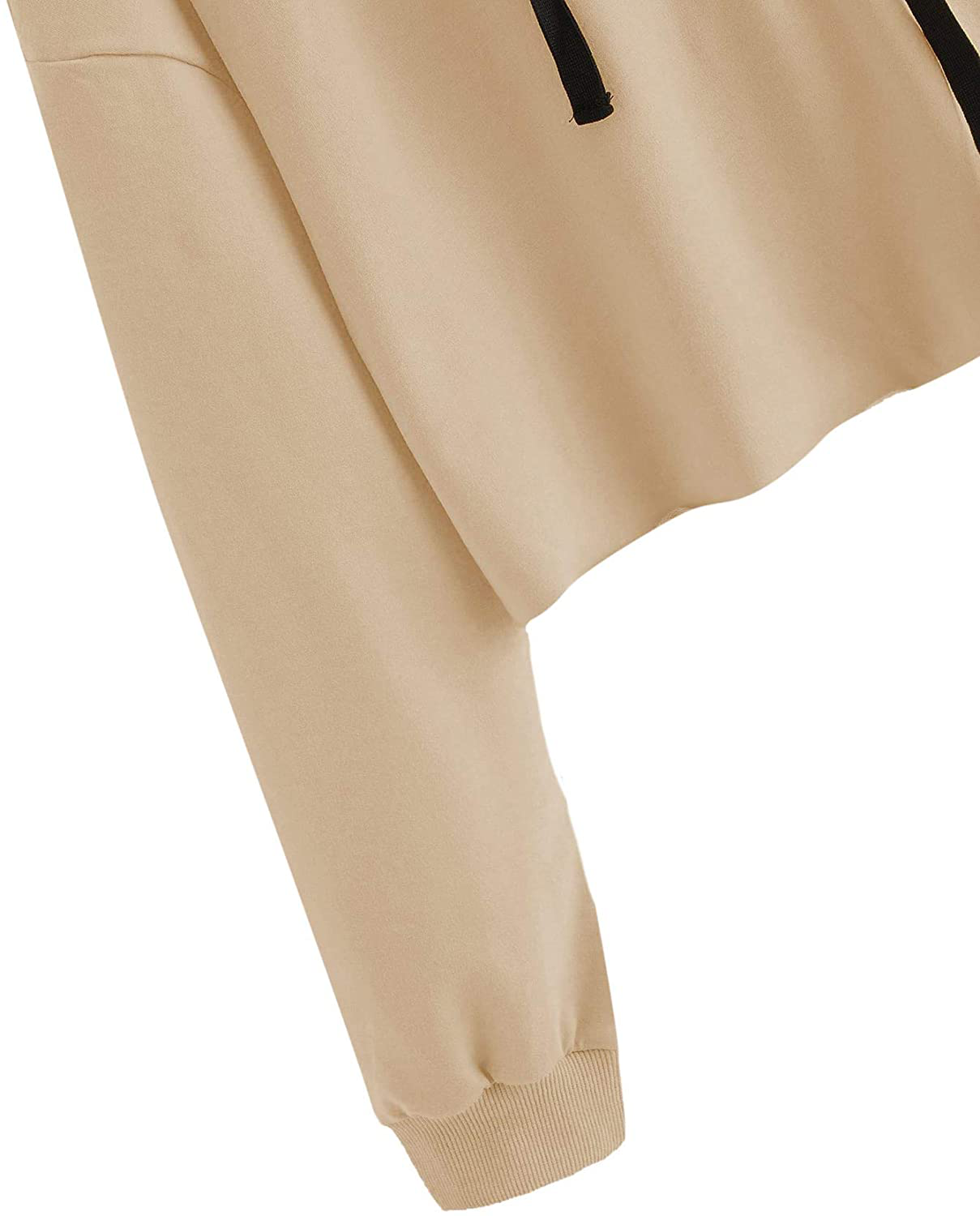 Sweatyrocks Women'S Letter Print Casual Long Sleeve Crop Top Sweatshirt Hoodies Apparel & Accessories > Clothing > Activewear Kylie Max   