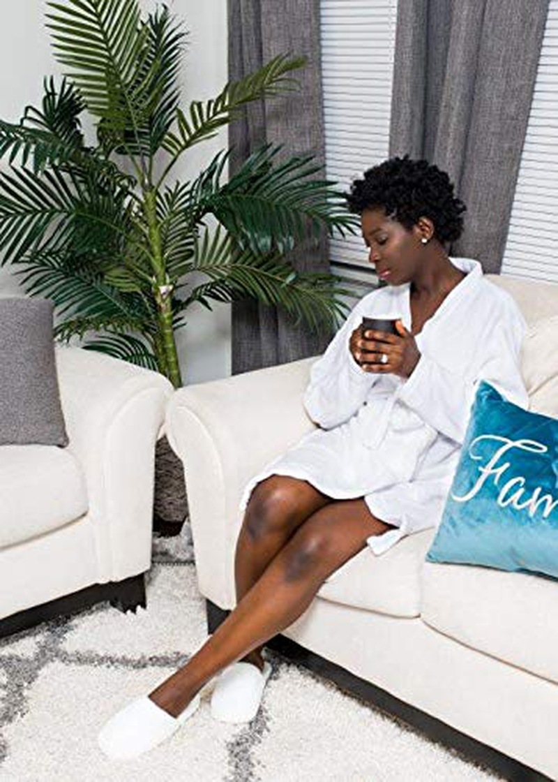 Home Spa Gift Basket Luxury Bathrobe & Slipper Spa Box for Women - Pink Peony Scent - Luxury Bath & Body Set for Women - Body Lotion, Shower Gel, Puff, Ultra Soft Full Length Bathrobe, Plush Slippers Apparel & Accessories > Clothing > Sleepwear & Loungewear > Robes Kylie Max   