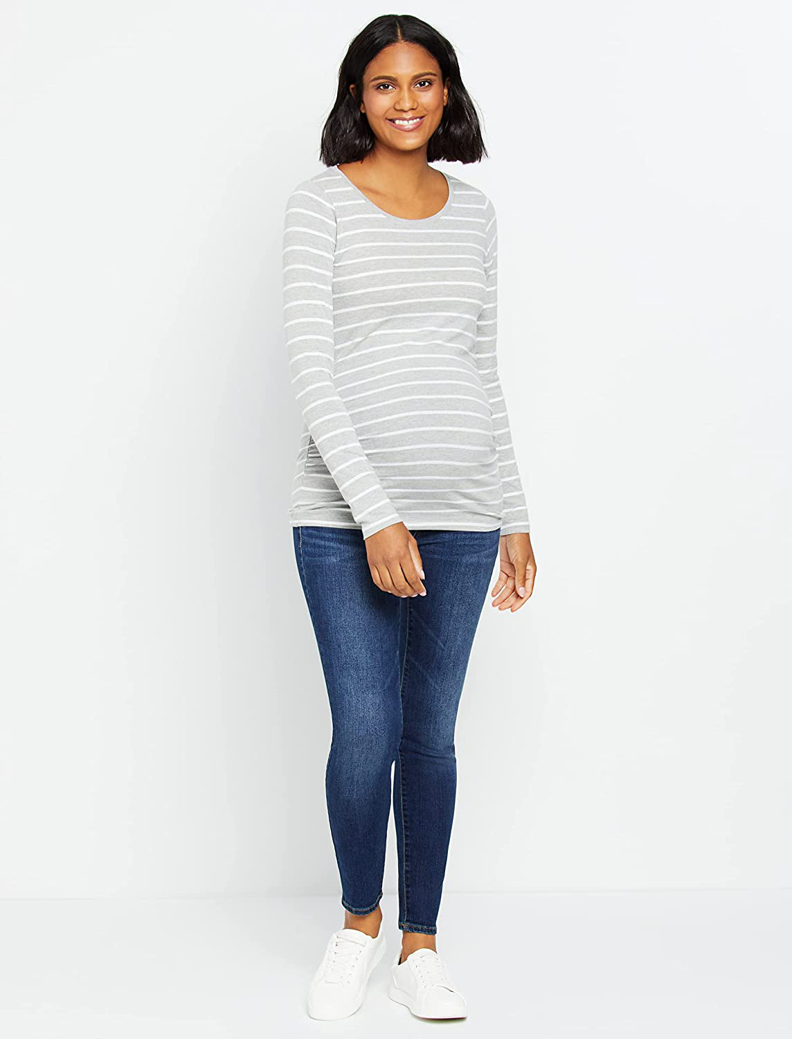Motherhood Maternity Women'S Bumpstart 2 Pack Long Sleeve Tee Shirts Apparel & Accessories > Clothing > Activewear Kylie Max   
