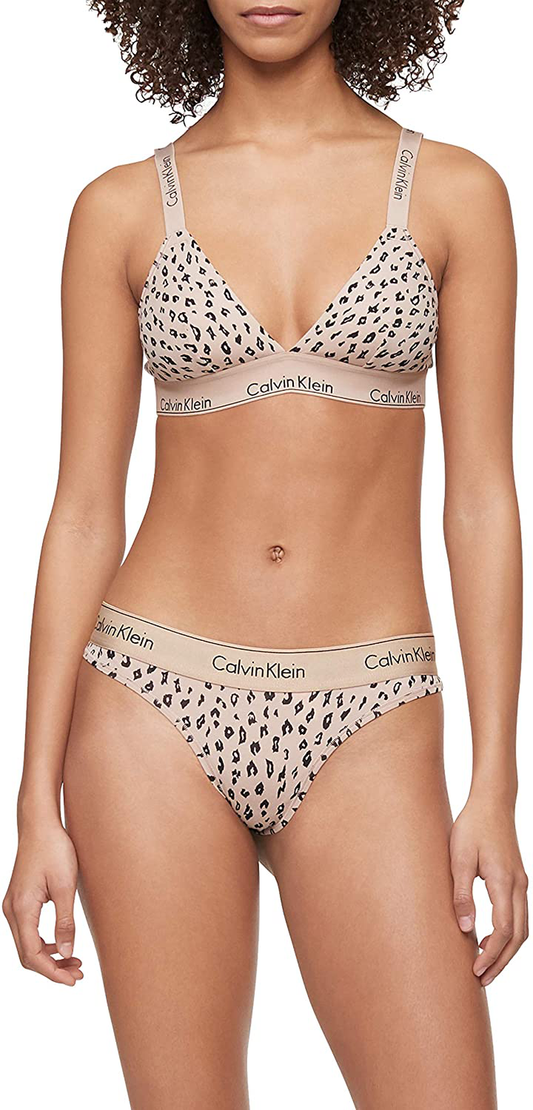 Calvin Klein Women'S Modern Cotton Unlined Triangle Crossback Bralette Apparel & Accessories > Clothing > Underwear & Socks > Bras Kylie Max   