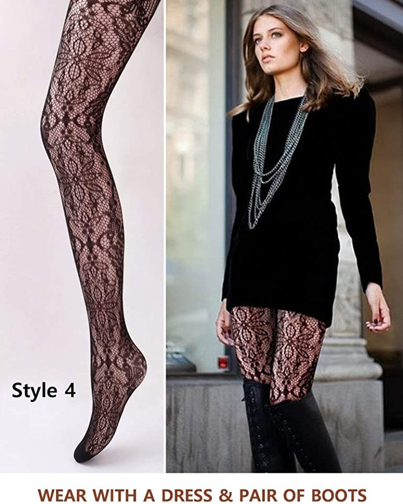 VERO MONTE Women Patterned Fishnets Tights Small Hole Thigh High Sexy Stockings Apparel & Accessories > Clothing > Underwear & Socks > Shapewear VERO MONTE   