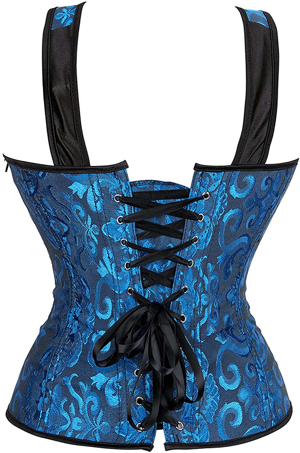 Women Sexy Strap Lace up Corsets and Bustiers Top Overbust Shaper Apparel & Accessories > Clothing > Underwear & Socks > Lingerie Zhitunemi   