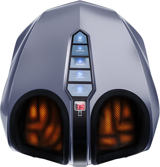 Miko Shiatsu Foot Massager Machine With Deep-Kneading, Compression, Heat and Multi-Level Settings for Plantar Fasciitis, Neuropathy, and Diabetics, Up to Size 13 Arts & Entertainment > Party & Celebration > Gift Giving Miko   