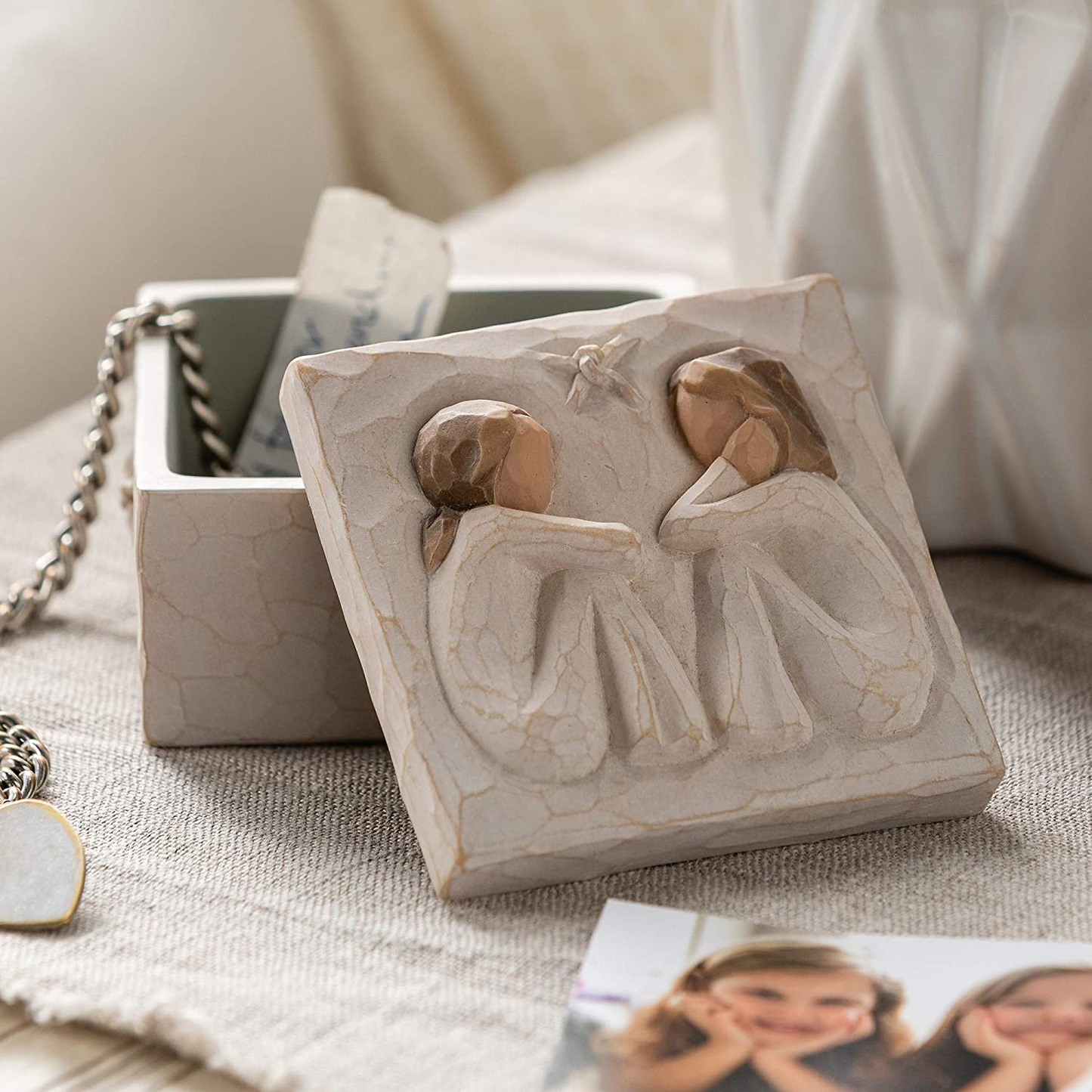 Willow Tree Friendship, Sculpted Hand-Painted Keepsake Box Arts & Entertainment > Party & Celebration > Gift Giving Willow Tree   