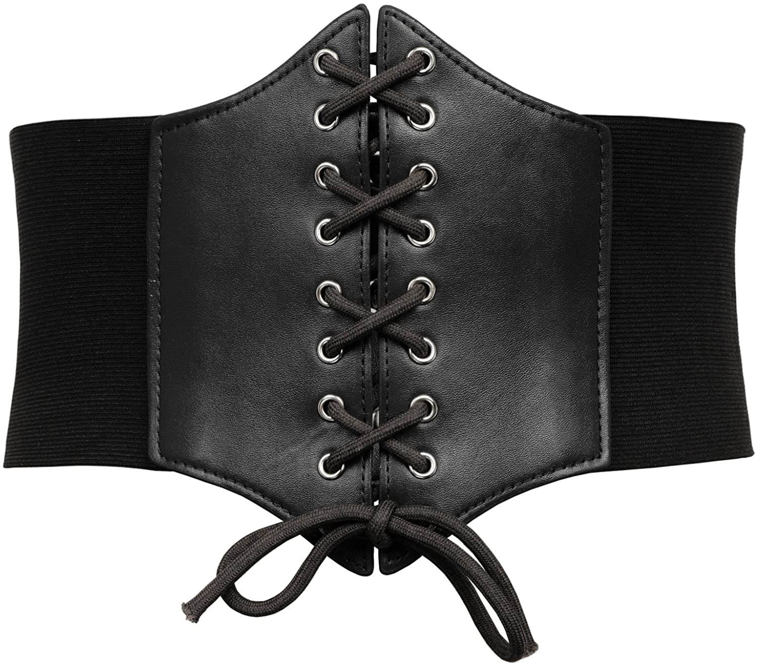 GRACE KARIN Lace-Up Cinch Belt Tied Corset Elastic Waist Belt Apparel & Accessories > Clothing Accessories > Belts GRACE KARIN   