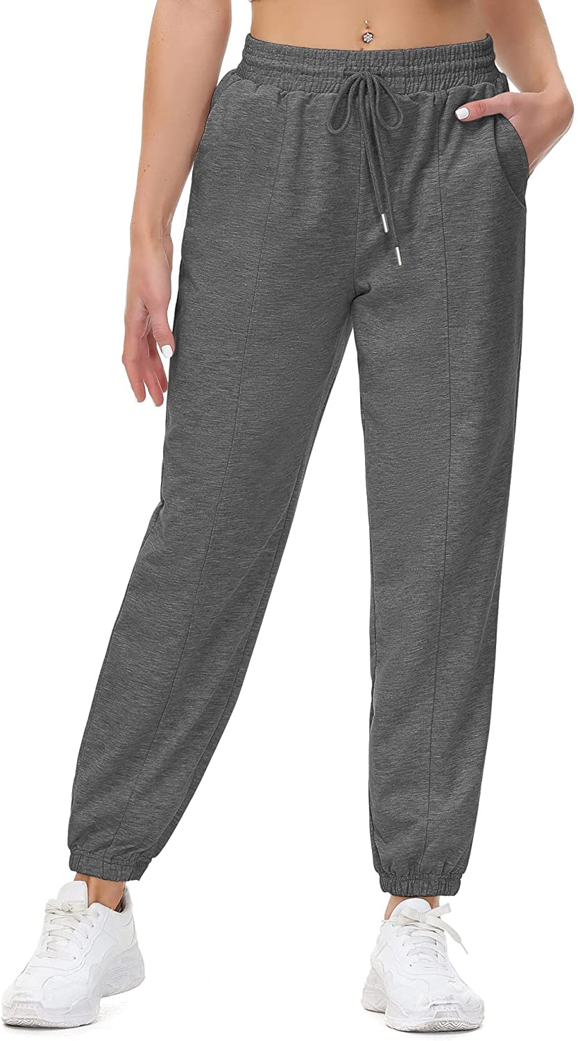 LUYAA Women'S Relaxed Fit Soft Jogger Sweatpant with Pockets for Running Yoga Workout Golf Casual Pajama Pants Apparel & Accessories > Clothing > Activewear Kylie Max   