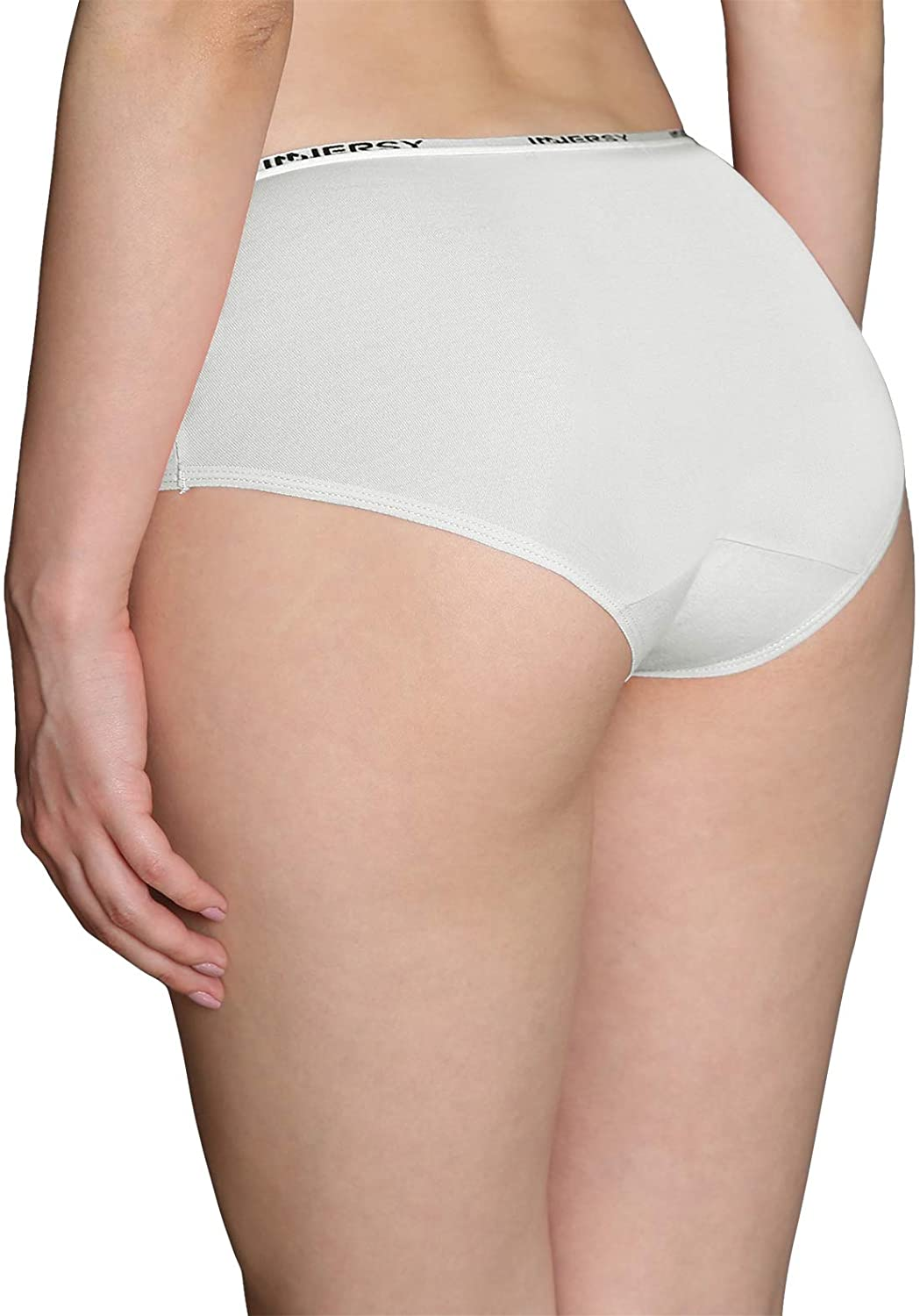 INNERSY Womens Underwear Hipster Panties Cotton Low Rise Briefs Pack of 6 Apparel & Accessories > Clothing > Underwear & Socks > Underwear INNERSY   