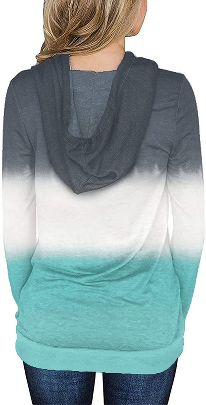 Onlypuff Womens Hoodie Sweatshirts Casual Tunic Tops Long Sleeve Hoody with Kangaroo Pockets Apparel & Accessories > Clothing > Activewear Kylie Max   