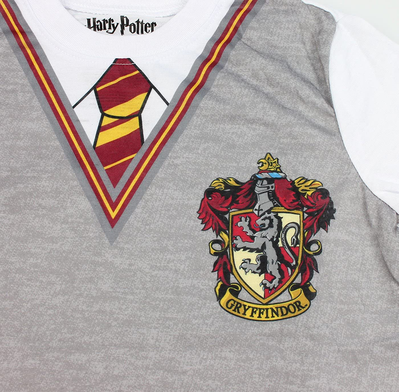Harry Potter Boys' Big Ls Gryffindor Uniform with Cape 3 Piece Pj Set Apparel & Accessories > Clothing > Sleepwear & Loungewear > Pajamas Kylie Max   