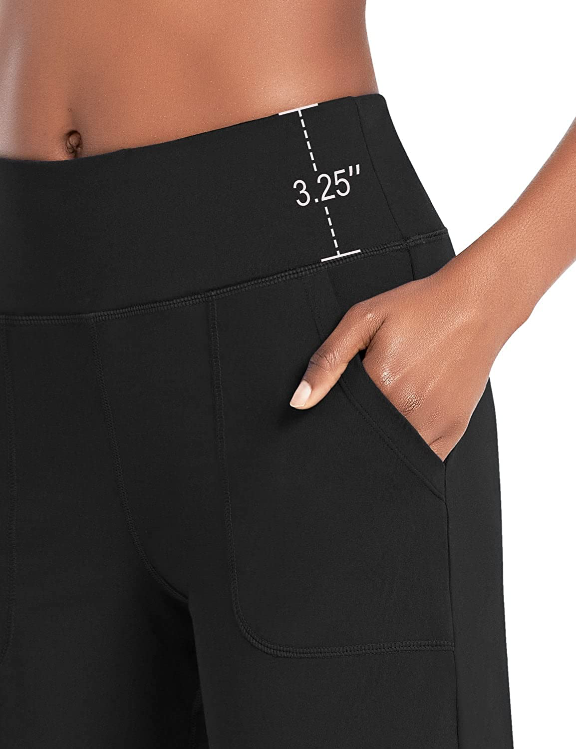 BALEAF Women'S 7" Athletic Long Shorts High Waisted Running Bermuda Shorts with Pockets Apparel & Accessories > Clothing > Shorts Kylie Max   