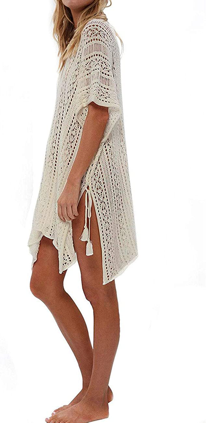 Shermie Swimsuit Cover Ups for Women V Neck Loose Beach Bikini Bathing Suit Cover Up Apparel & Accessories > Clothing > Swimwear Kylie Max   