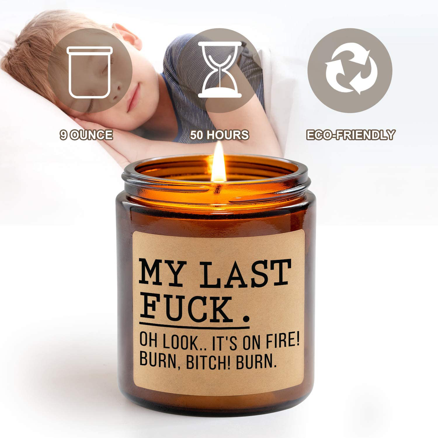 Fairy's Gift Lavender Scented Candles - Gifts for Her, Him - Funny Gifts for Women, Gifts for Men - Best Friend, Friend Gifts, BFF Gifts, Coworker Gifts - Friendship, Christmas, Fun Birthday Gifts Arts & Entertainment > Party & Celebration > Gift Giving Fairy's Gift   