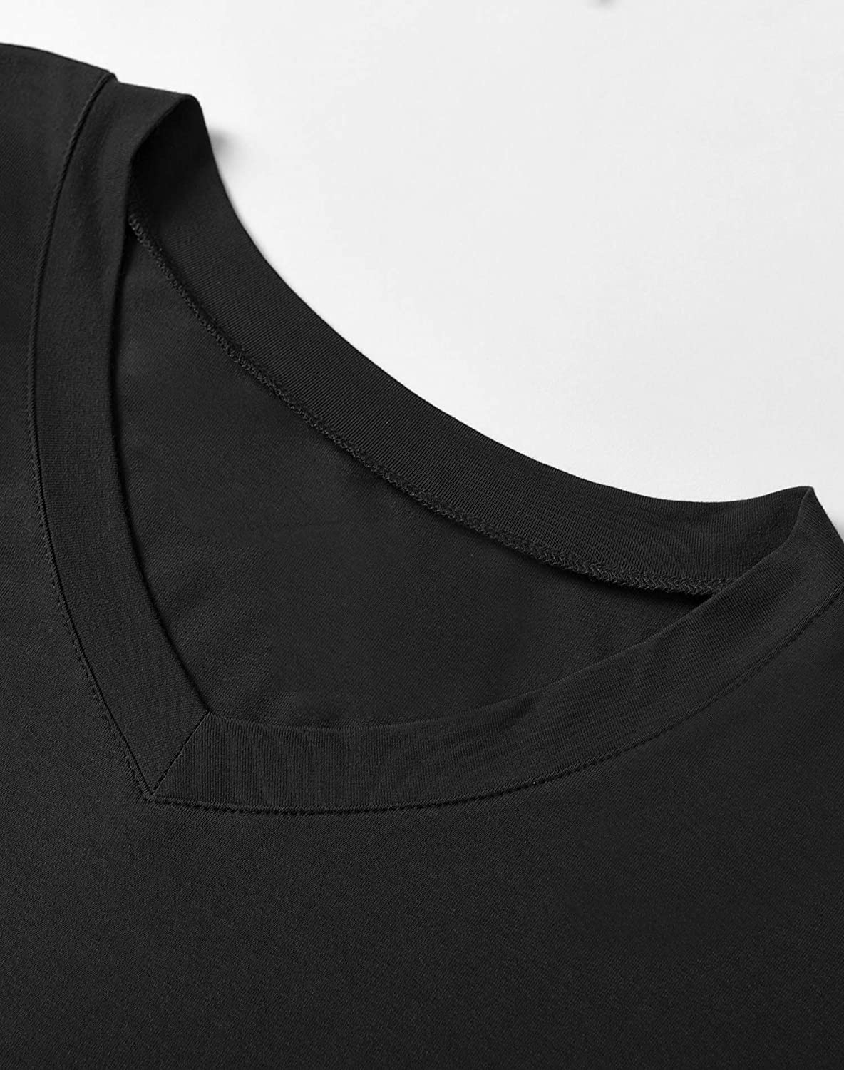 Latuza Men'S Bamboo Viscose Nightshirt Short Sleeves Sleep Shirt Apparel & Accessories > Clothing > Sleepwear & Loungewear > Nightgowns Kylie Max   