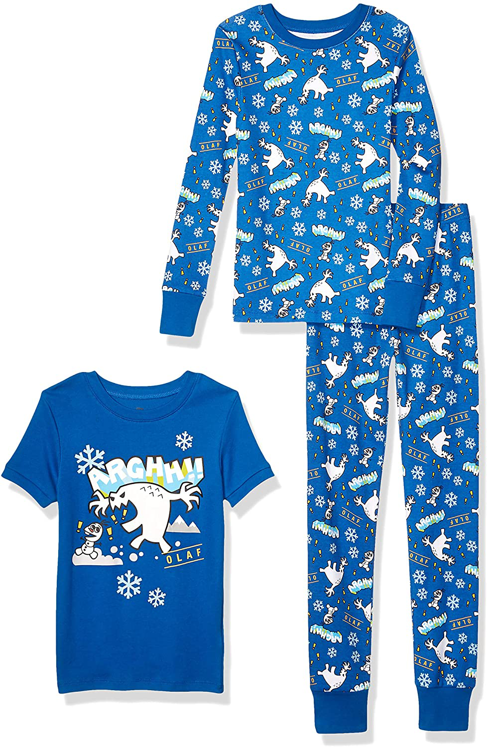 Spotted Zebra Kids' Disney Star Wars Marvel Snug-Fit Cotton Pajamas Sleepwear Sets Apparel & Accessories > Clothing > Sleepwear & Loungewear > Pajamas Kylie Max   