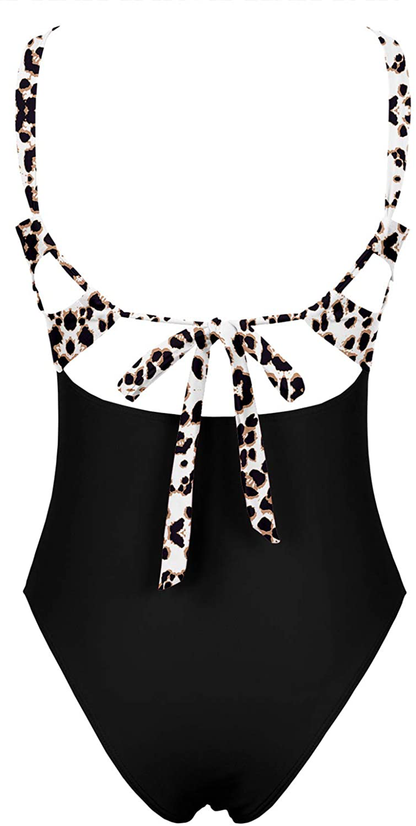 Ioiom Women'S Sexy Front Cross One Piece Swimsuits High Waisted Tummy Control Bathing Suits Apparel & Accessories > Clothing > Swimwear Kylie Max   