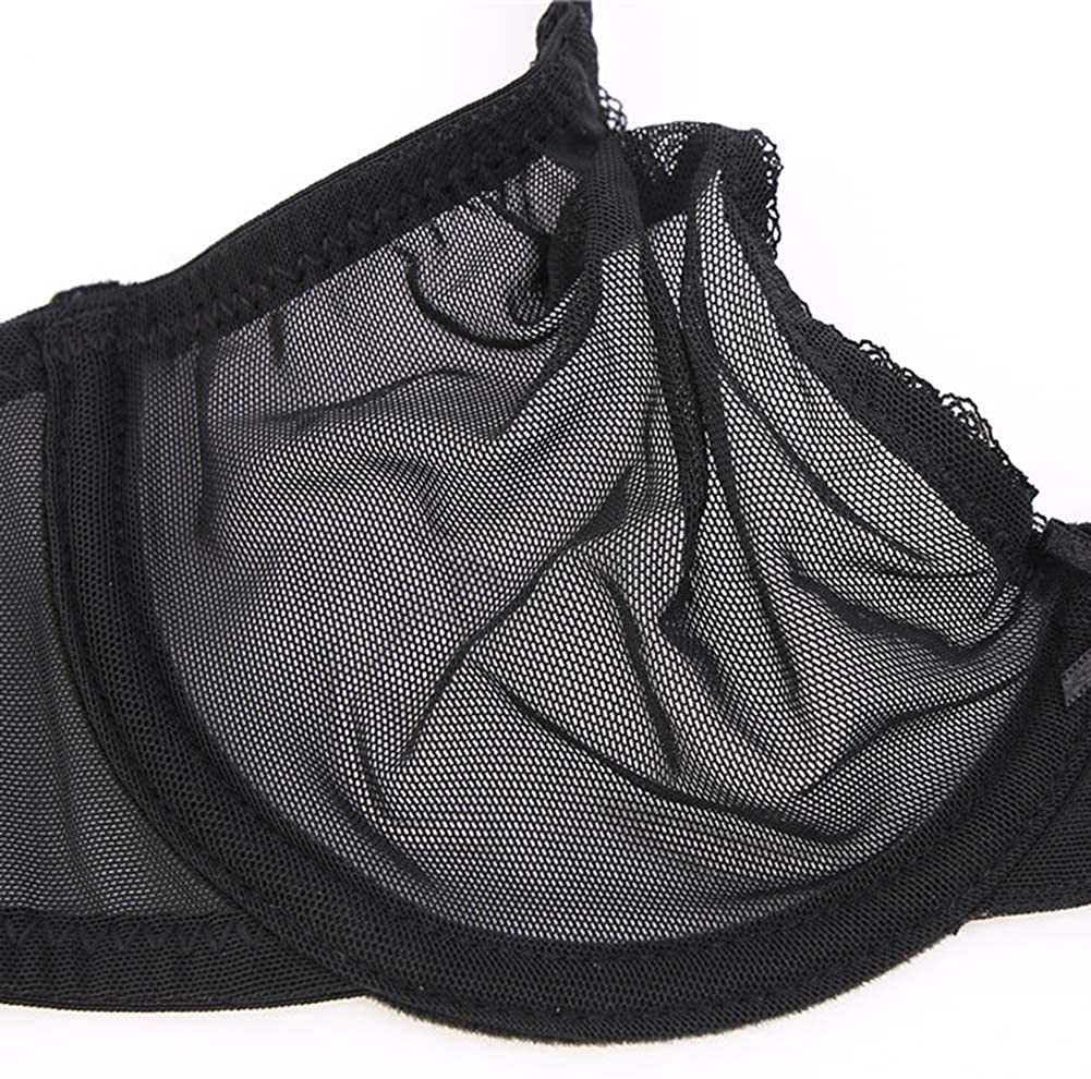 Varsbaby Women See-Through Lace Push up Transparent Everyday Bra Apparel & Accessories > Clothing > Underwear & Socks > Lingerie Varsbaby   