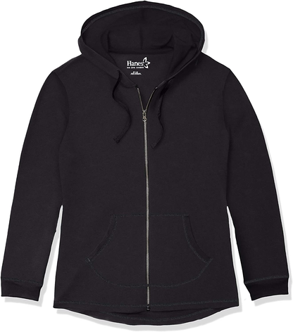Hanes Women'S Slub Jersey Hoodie Apparel & Accessories > Clothing > Activewear Kylie Max   