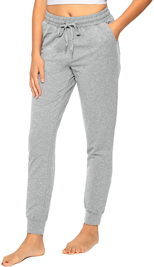 Stelle Women'S Sweatpants Lightweight Yoga Joggers Athletic Workout Track Pants with Pockets 28" Apparel & Accessories > Clothing > Activewear Kylie Max   