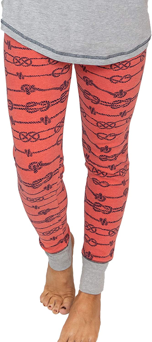 Lazy One Women'S Leggings and Tees, Pajama Separates, Cozy Loungewear for Women Apparel & Accessories > Clothing > Sleepwear & Loungewear > Pajamas Kylie Max   