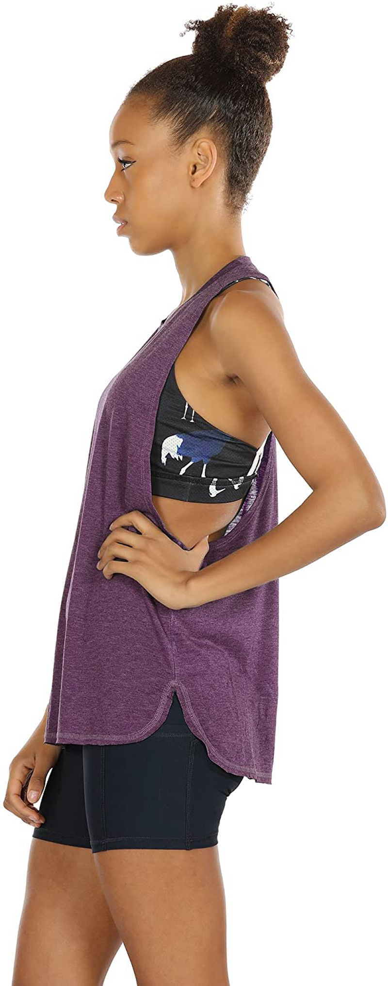 Icyzone Workout Tank Tops for Women - Running Muscle Tank Sport Exercise Gym Yoga Tops Athletic Shirts(Pack of 3) Apparel & Accessories > Clothing > Activewear Kylie Max   