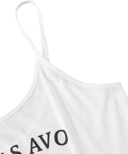 Shein Women'S Cute Cartoon Print Cami Top and Shorts Pajama Set Apparel & Accessories > Clothing > Sleepwear & Loungewear Kylie Max   