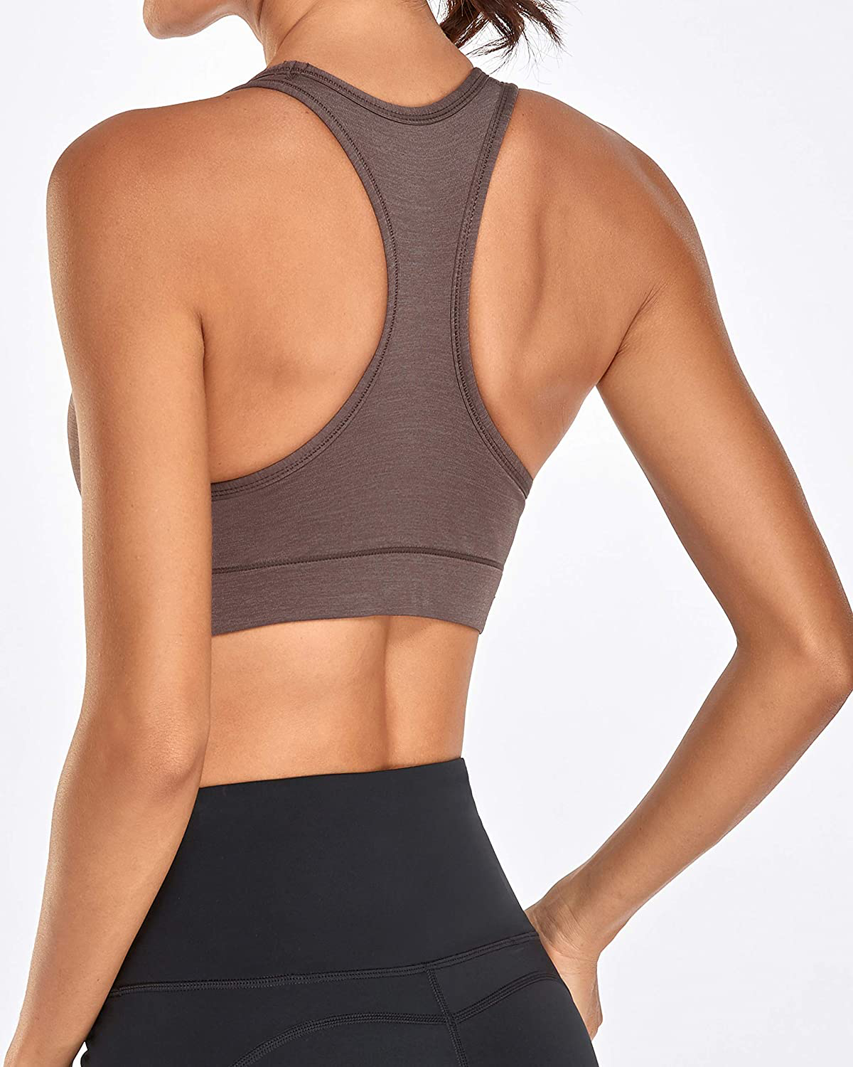 Oalka Women'S Racerback Sports Fitness Support Workout Running Bras Apparel & Accessories > Clothing > Underwear & Socks > Bras Kylie Max   