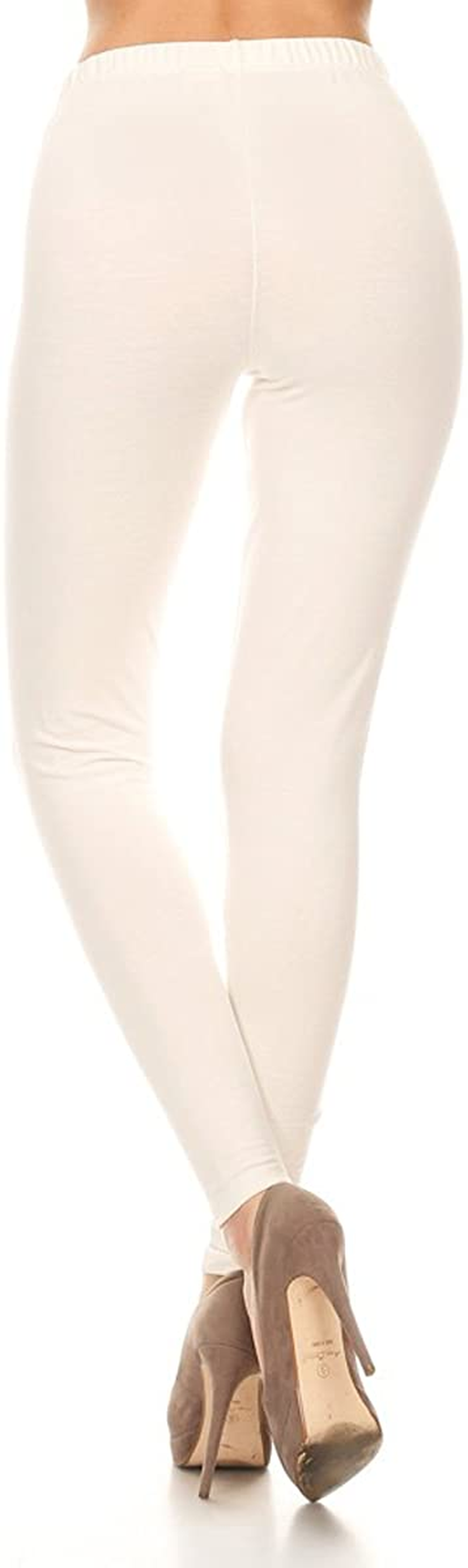Leggings Depot Cotton Women'S Premium Quality Ultra Soft Solid Leggings Apparel & Accessories > Clothing > Underwear & Socks > Shapewear LEGGINGS DEPOT   