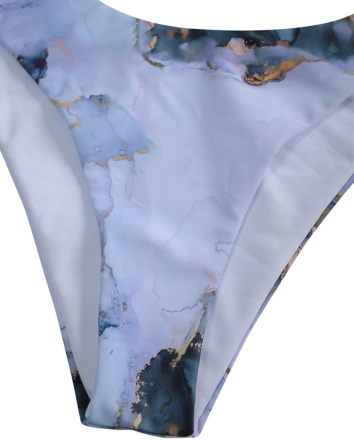 SOLY HUX Women'S 3 Piece Tie Dye Bikini Set Swimsuit with Sarongs Cover Ups Beach Skirt Bathing Suit Apparel & Accessories > Clothing > Swimwear Kylie Max   