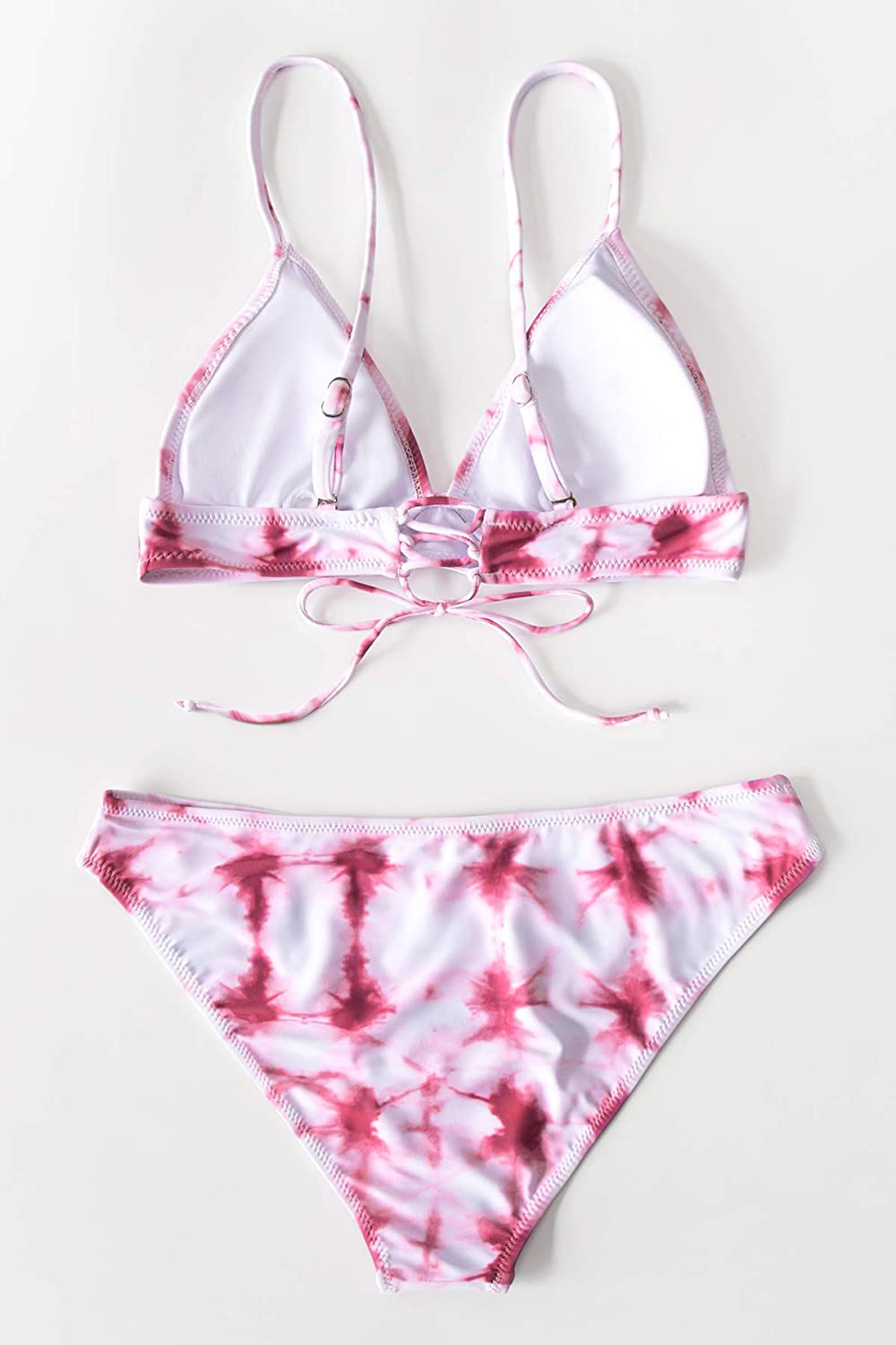 CUPSHE Women's Bikini Triangle Sexy Solid Two Piece Bathing Suit Apparel & Accessories > Clothing > Swimwear CUPSHE   