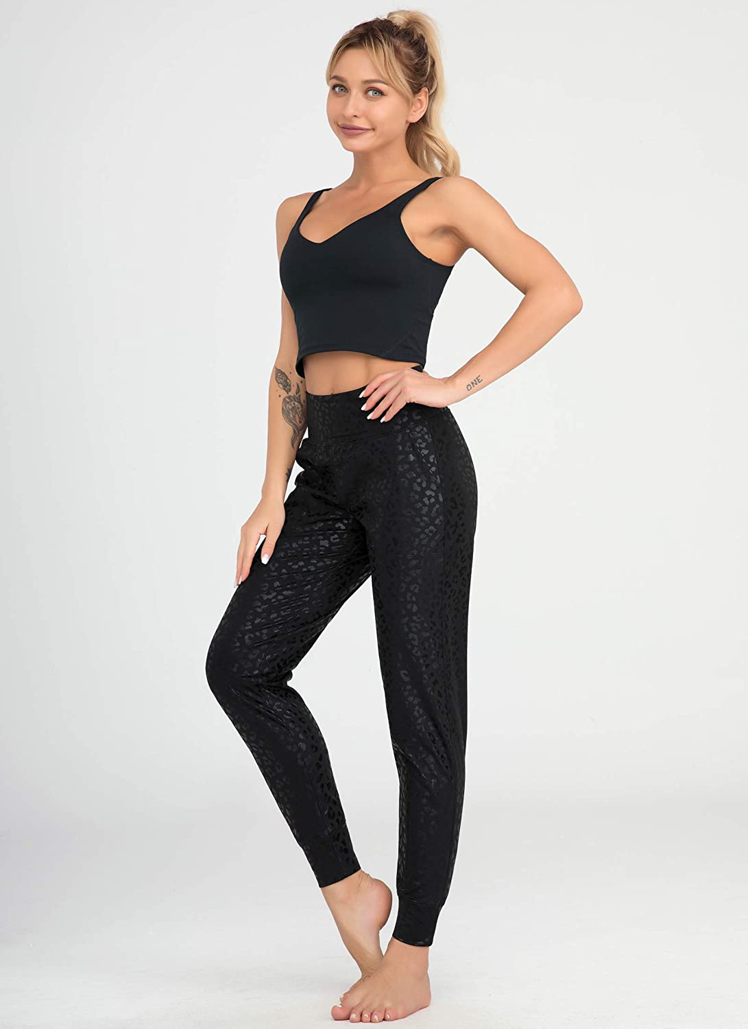 Dragon Fit Joggers for Women with Pockets,High Waist Workout Yoga Tapered Sweatpants Women'S Lounge Pants Apparel & Accessories > Clothing > Activewear Kylie Max   