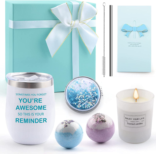 Gifts for Women Inspirational Gifts Mug for Women- Halema Birthday Gifts for Her, Thank You Women Gifts for Friend Mom Wife Sister Grandma 12Oz Wine Tumbler Cup for Thanksgiving, Christmas New Year Arts & Entertainment > Party & Celebration > Gift Giving Halema   