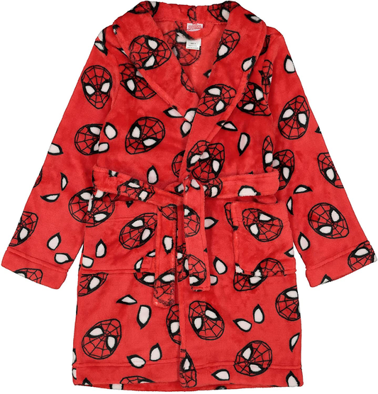 Marvel Boys Spiderman Robe Apparel & Accessories > Clothing > Sleepwear & Loungewear > Robes Kylie Max   