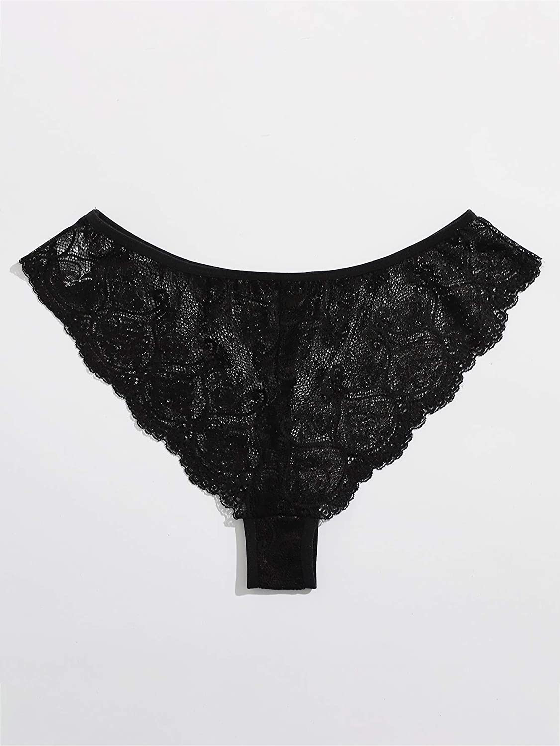SOLY HUX Women'S Sleepwear 4Pcs Floral Lace Trim Satin Cami Pajama Set with Robe Apparel & Accessories > Clothing > Sleepwear & Loungewear Kylie Max   