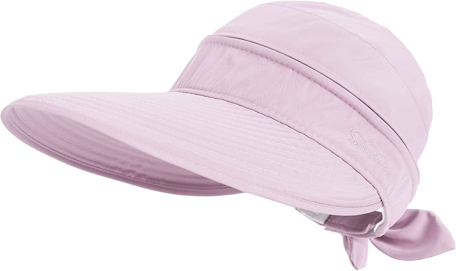 Simplicity Hats for Women UPF 50+ UV Sun Protective Convertible Beach Visor Hat Apparel & Accessories > Clothing Accessories > Hats Simplicity Pink One Size 