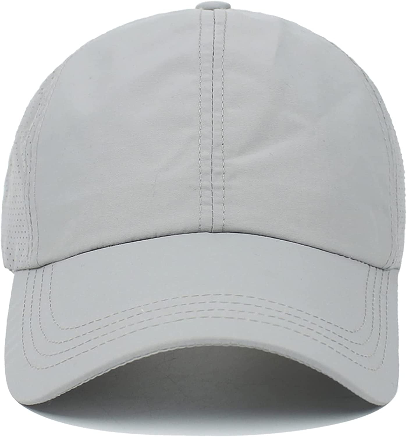HGGE 2 Pack Womens Criss Cross Ponytail Baseball Caps Adjustable High Messy Bun Ponycap Quick Drying Hat Apparel & Accessories > Clothing Accessories > Hats HGGE   