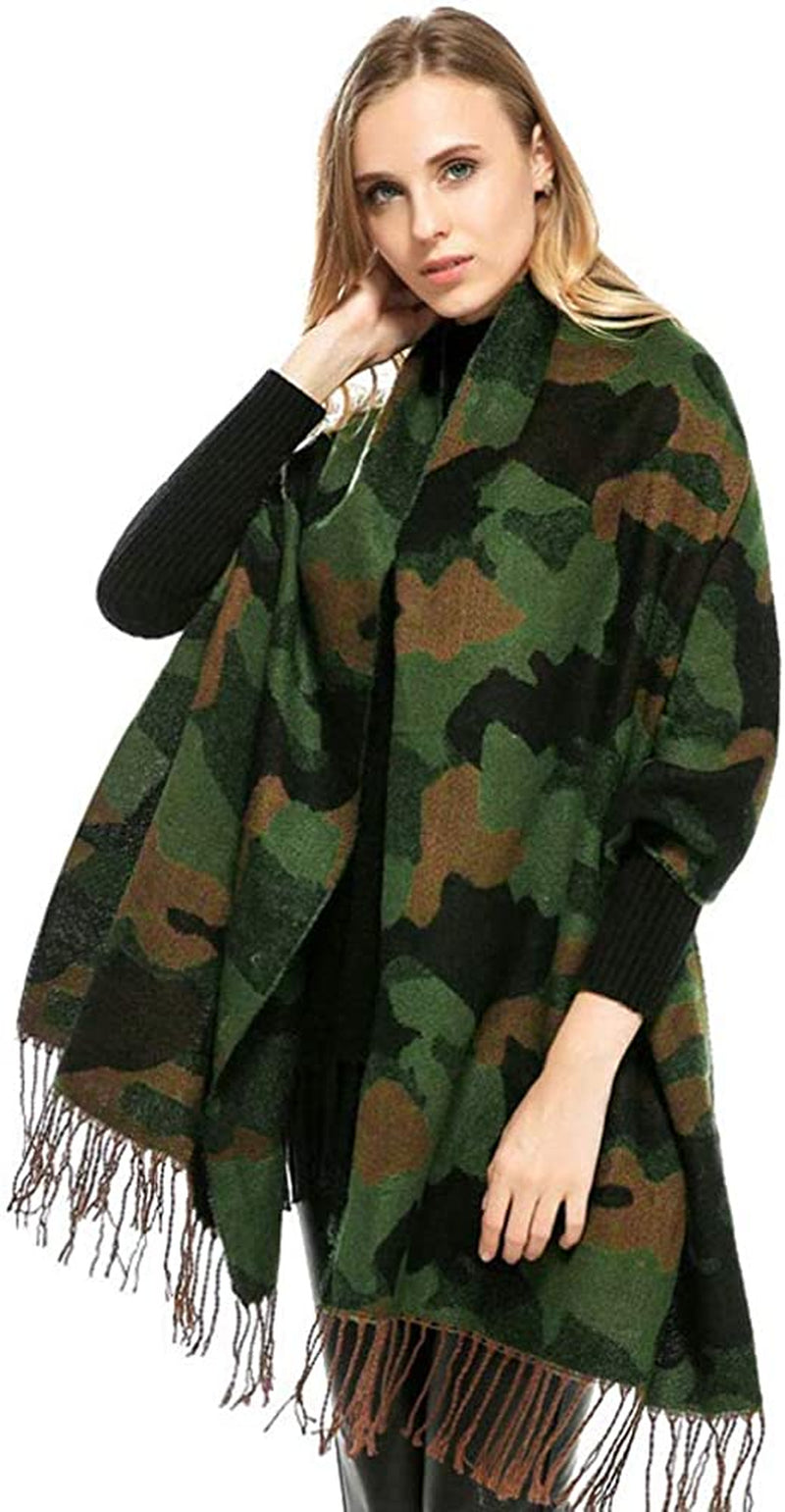GERINLY Scarves - Lightweight Summer Travel Scarf Camouflage Print Shawl Wrap Apparel & Accessories > Clothing Accessories > Scarves & Shawls GERINLY T-camogreen  