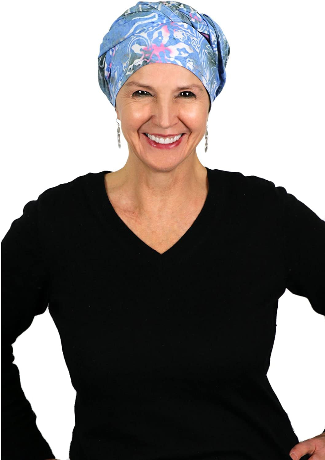 Hats, Scarves & More Headscarf Head Wrap for Women Chemo Headwear Cancer Scarf Head Covering Bali Batik 15 X 60 Inches Apparel & Accessories > Clothing Accessories > Headwear Hats Scarves & More Summer Rain  