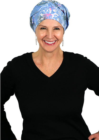 Hats, Scarves & More Headscarf Head Wrap for Women Chemo Headwear Cancer Scarf Head Covering Bali Batik 15 X 60 Inches Apparel & Accessories > Clothing Accessories > Headwear Hats Scarves & More Summer Rain  