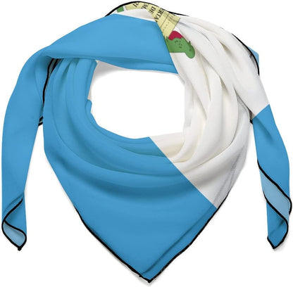 Buonota Ukrainian Flag Fashion Square Scarf Neck Scarf Head Scarf Shawl, Very Suitable for Events, Parties, Weddings, Travel, Birthday Gifts Apparel & Accessories > Clothing Accessories > Scarves & Shawls Buonota White-style-27  