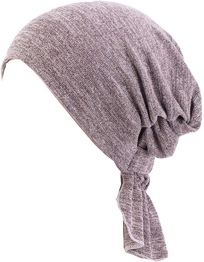 Ever Fairy 6 Colors Chemo Cancer Headscarf Hat Cap Ethnic Cloth Print Turban Headwear Women Women'S Ruffle Beanie Scarf (3 Color Pack-B) Apparel & Accessories > Clothing Accessories > Headwear Ever Fairy   